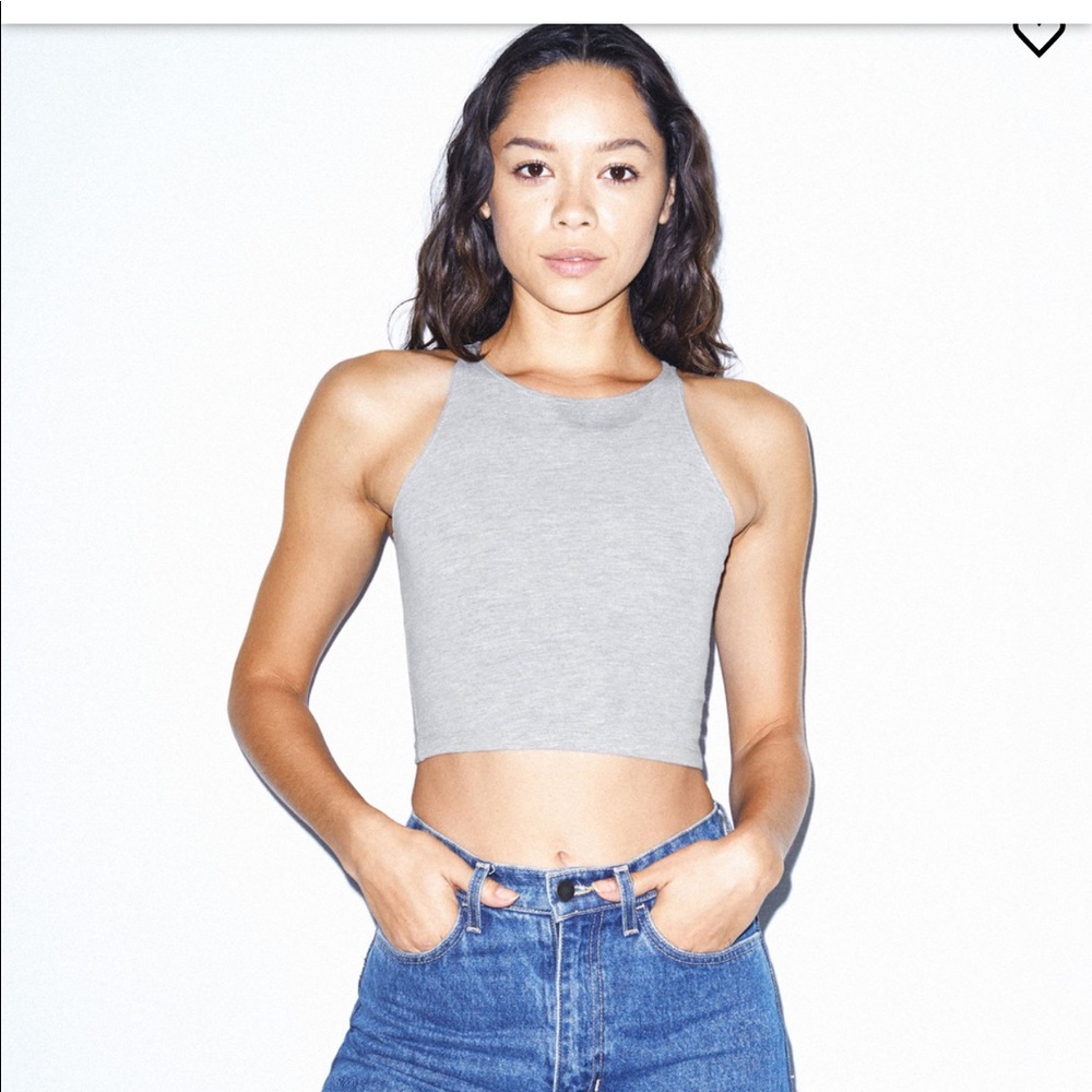 Cotton Spandex Sleeveless Crop Top